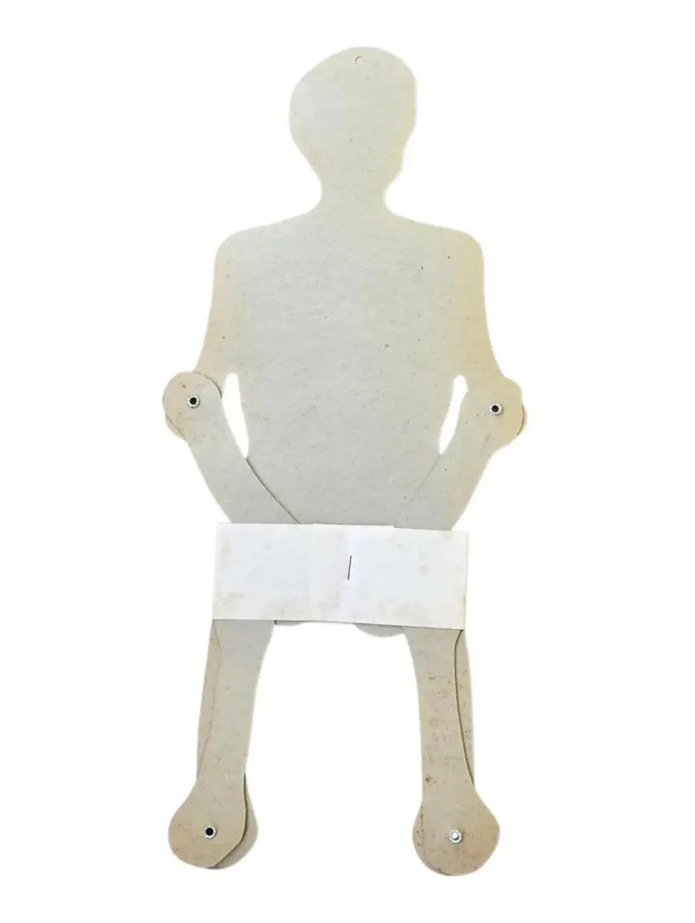 1 Vintage NOS Halloween Skeleton Jointed 24